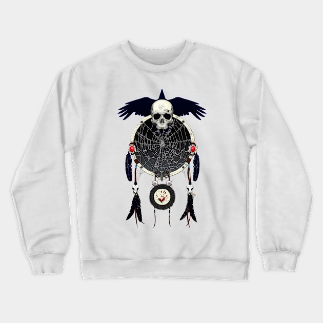 Nightmare Catcher 2- For Light Colored T's Crewneck Sweatshirt by Sean Damien